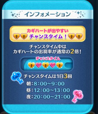 ツムツムチャンスハート