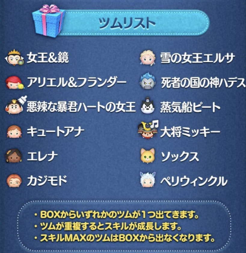 2023年9月ツムツムセレクトBOX1回目