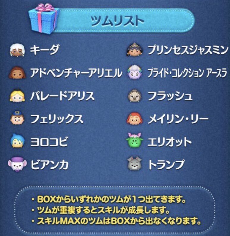 2024年3月ツムツムセレクトBOX2回目