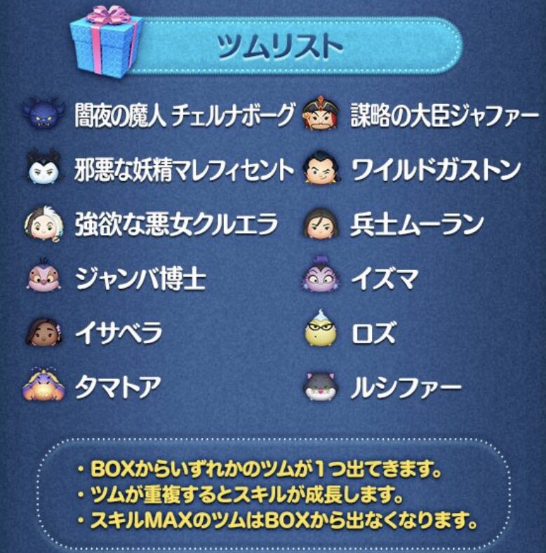 2024年4月ツムツムツイステセレクトBOX3回目