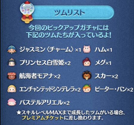2024年4月ツムツムピックアップガチャ2回目第197弾