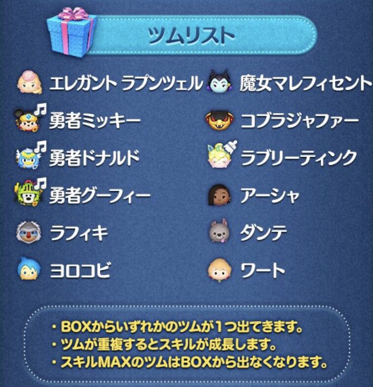 2024年6月ツムツムセレクトBOX2回目