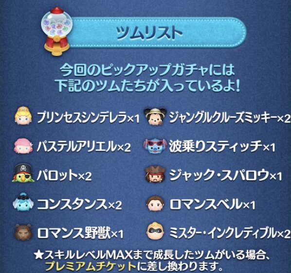 ツムツム2024年7月ピックアップガチャ3回目第205弾