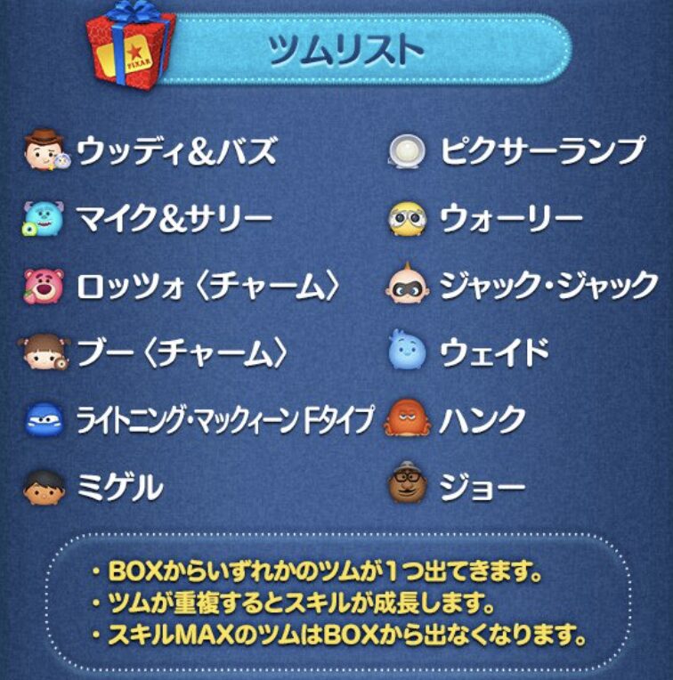 ピクサーツムセレクトボックス3回目