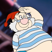 スミーは、ピーターパンに登場するキャラクターです。

優しそうなおじさんに見えますが、フック船長の手下でありヴィランズキャラクターの1人。
ただ、性格は涙もろい一面などもあり、あまりヴィランズっぽくはないんですよね