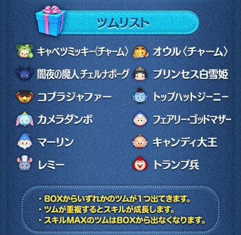 2025年7月ツムツムセレクトBOX2回目